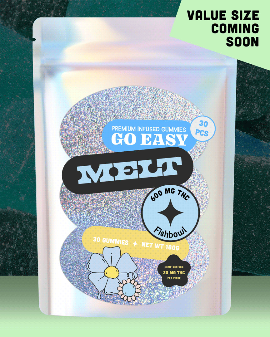 Go Easy Edibles 20MG Melt Gummies 30-Count Coming Soon