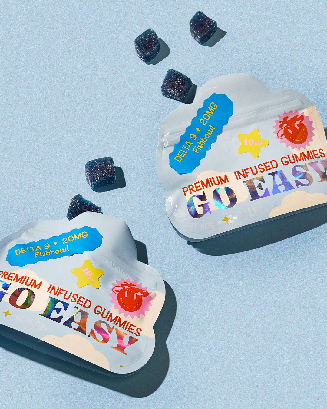 Go Easy Edibles 20MG Melt Gummies Product Shot