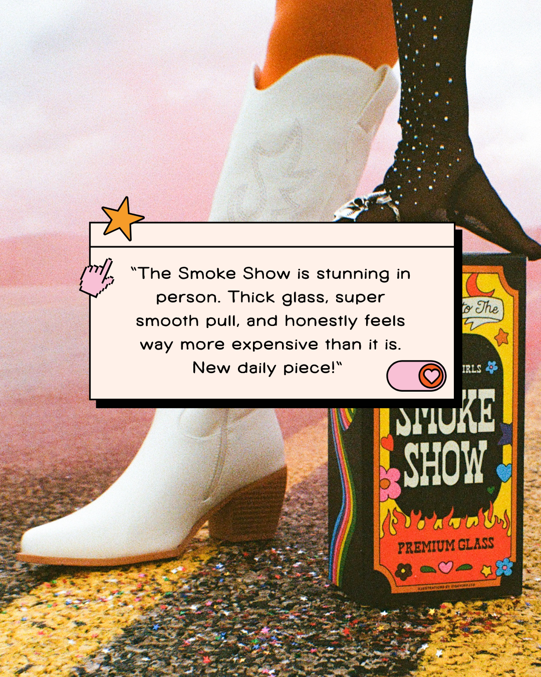 Smoke Show Vase