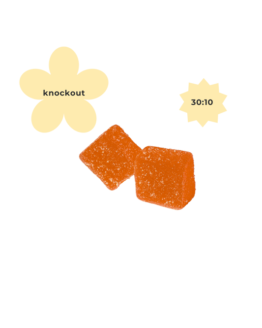 KnockOut Gummies - 30mg THC + 10mg CBN